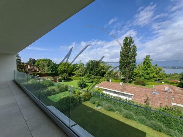 Spacious penthouse with terrace and lake view in Collonge Bellerive
