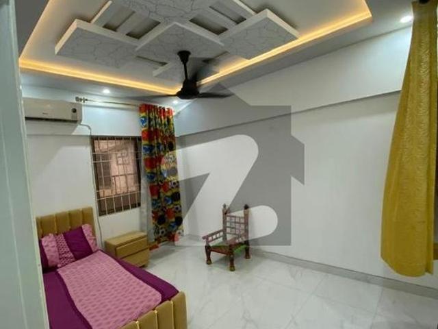 Spacious Prime Location 1550 Square Feet Flat Available For Rent In Clifton Block 4
