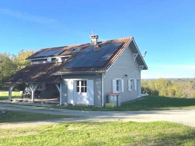 Spacieuse Maison Ossature Bois, Piscine CHAUFFEE 130m² Daglan