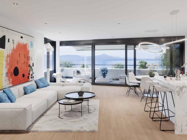 Spacieux 3.5 pièces traversant neuf avec terrasse et belle vue sur le lac! Dreamo. Ch