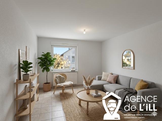 Spacieux appartement 3 pièces