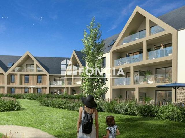 Spacieux appartement T2 NEUF orienté Sud Ouest, jardin privatif, cave, proche plage de TRESTRAOU