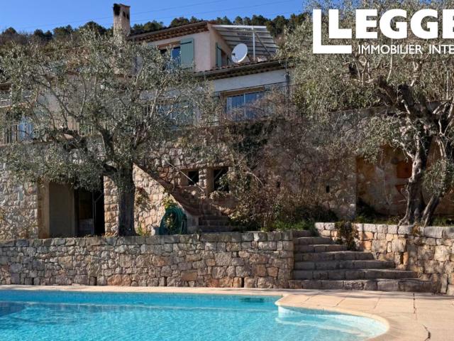 Spéracèdes Villa provençale d'environ 221 m² avec piscine et vue mer panoramique