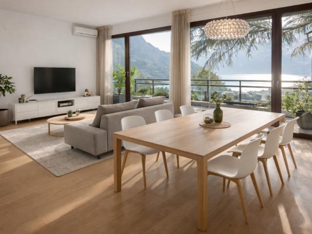 Splendido 3,5 in centro città con vista lago