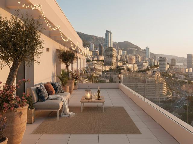 SPLENDIDE 4 PIECES DE 97 M² UNE BELLE TERRASSE DE 16M² AVEC VUE DEGAGEE SUR MONACO 4 pièces, 100 m²