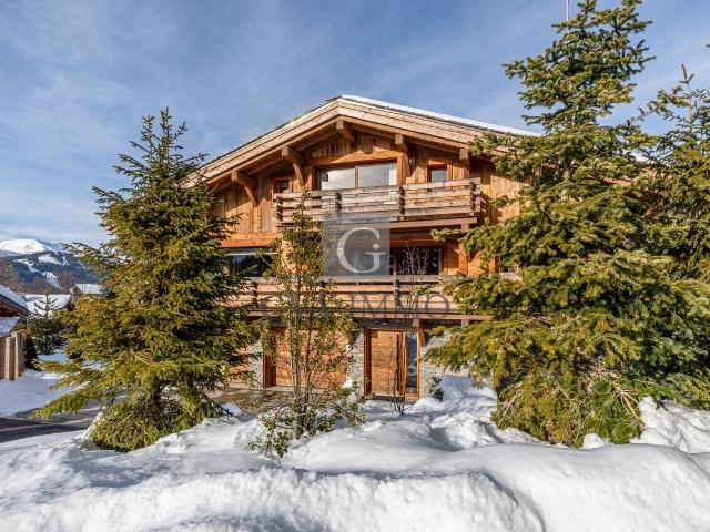 Splendide chalet neuf à proximité des pistes de ski et du golf