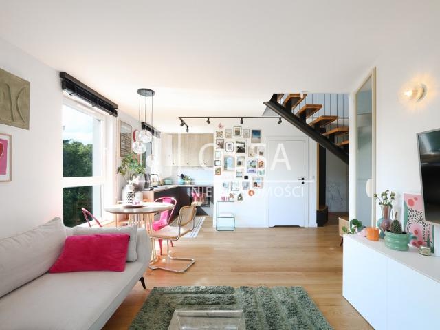 Sprzedam dwupoziomowe mieszkanie 74 m² z ogródkiem na dachu w Gdańsku