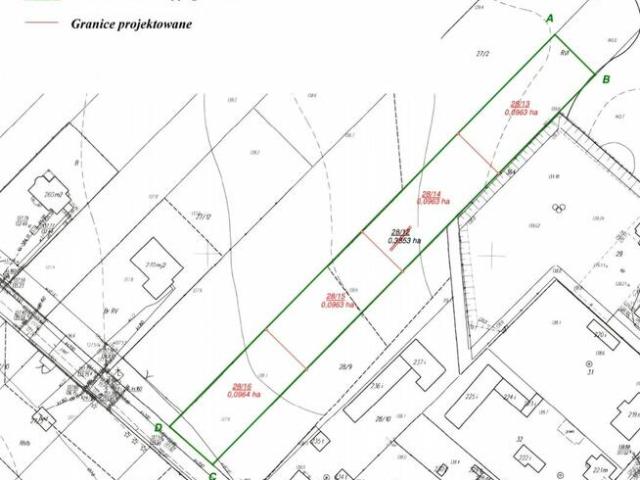 Sprzedam działki budowlane 28/13 28/14 28/15 28/16