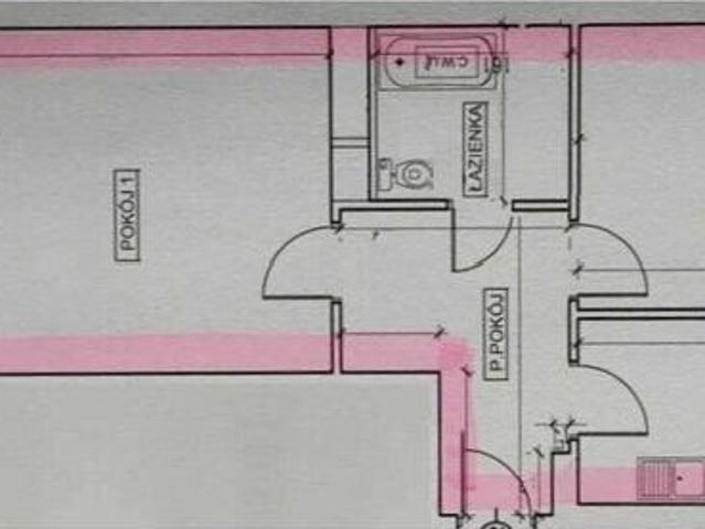 Sprzedam mieszkanie 2 pokoje + salon z aneksem, 41.2m