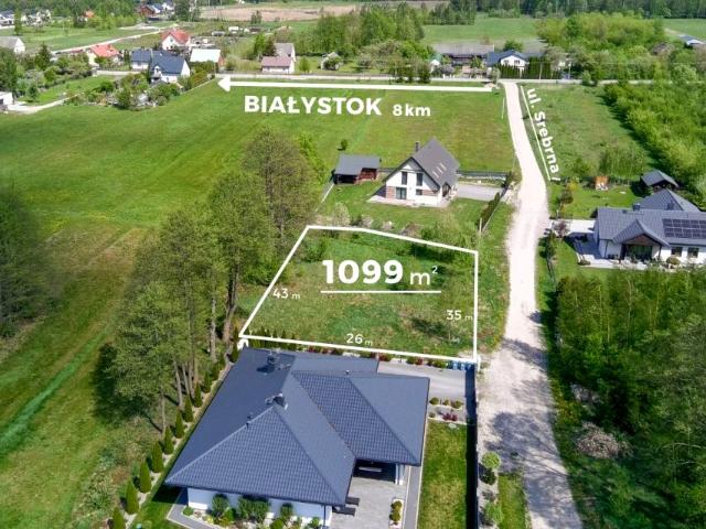 Srebrna 1 099 m², Henrykowo