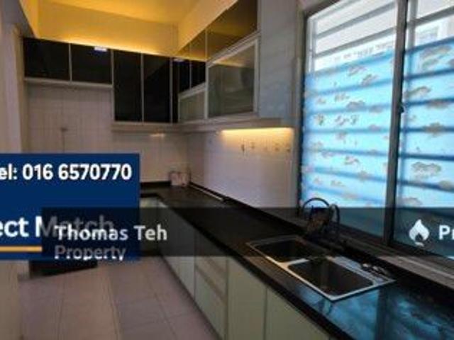 Sri Chempa | Furnished & Renovated | Air Con | Kitchen Cabinet | Middle Floor | Butterworth