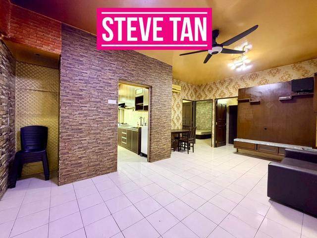 SRI AMAN BLOK 1 680sf RENOVATED 1 COVERED CARPARK RELAU