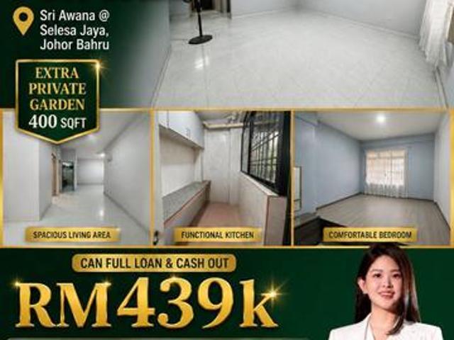 SRI AWANA SELESA JAYA 3BED 2BATH Ground Floor Town House FOR SALE