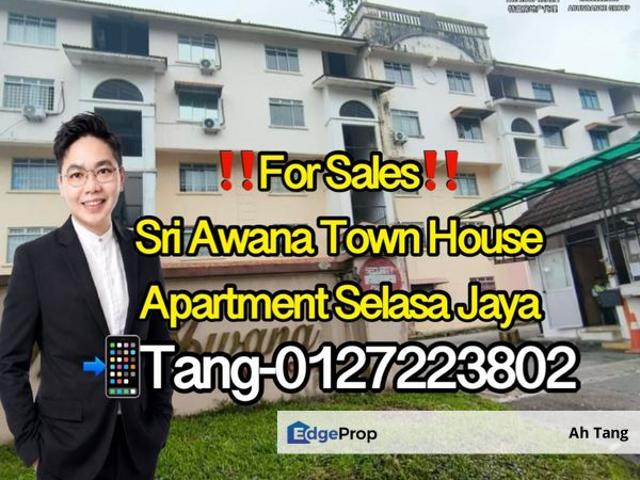 ‼️Sri Awana Townhouse Apartment For Sale