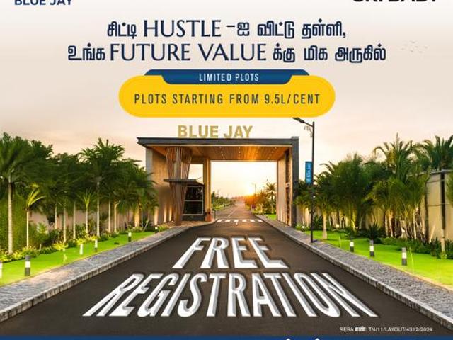 Sri Baby Blue Jay,Pappampatti Pirivu Residential Plot For Sale Coimbatore