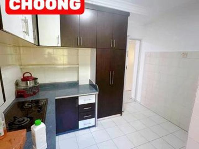 SRI IVORY APARTMENT RENO FULL LOAN CORNER UNIT AYER ITAM Farlim SALE