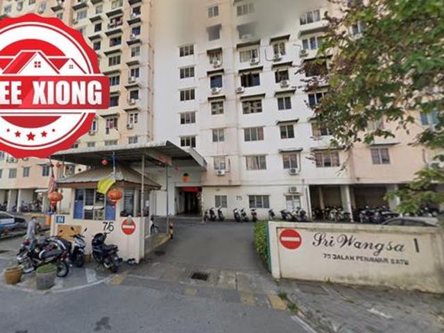 SRI WANGSA 1 700sf 1CP JELUTONG WORTHBUY BASIC RENO 2 MIDDLE FLOOR