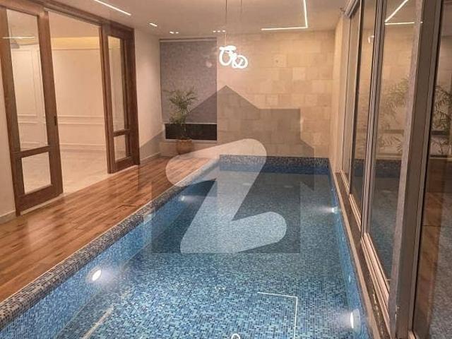 Swimming pool Corner Brand New Kanal Designer House For Sale In DHA 2 Islamabad