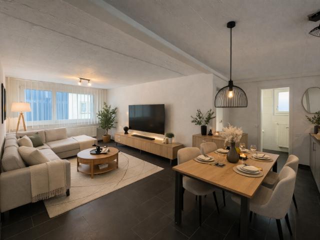St Imier, joli logement de 2 pièces au rez