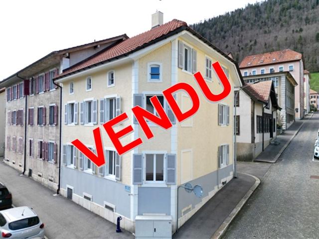 St Imier, Mietshaus mit 3 Wohnungen