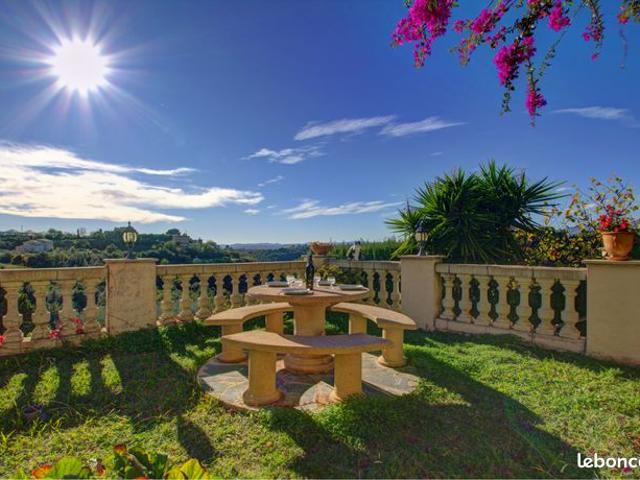 St Laurent du Var Corniche Fahnestock Vue panoramique & calme absolu – Maison avec appartement indépendant
