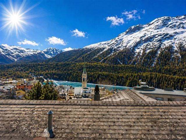 St. Moritz Dorf Seesicht Zentral