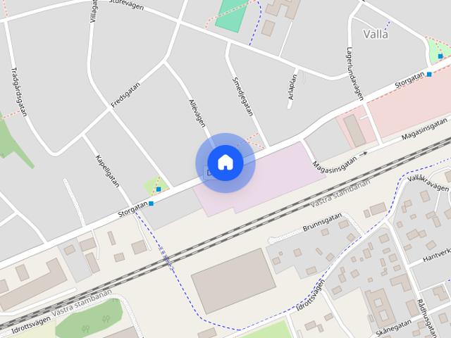 Storgatan, Valla