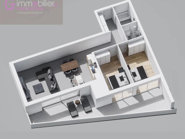 Storey apartment with 3.5 rooms on sale in Monthey 127 m² | dreamo. Ch