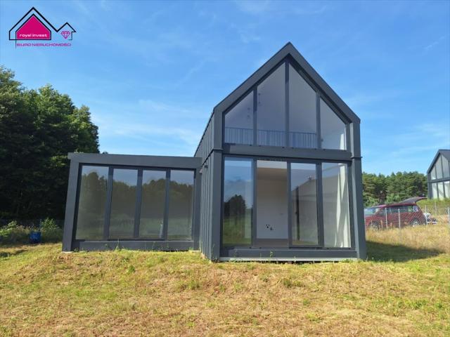 Nowoczesny dom 63 m² z prywatnym stawem Wymysłowo