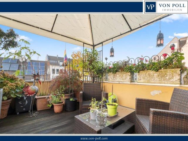 Stadthaus mit Dachterrasse in beliebter Rheinnähe