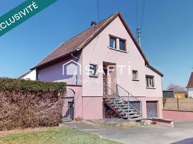 Staffelfelden 68850 Achat / Vente maison 6 pièces t6 terrasse parking
