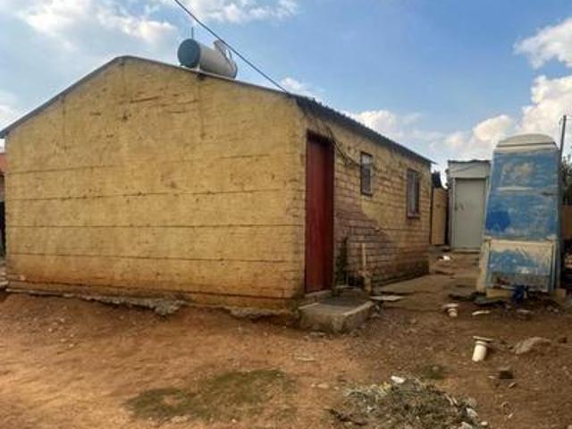 standard 2 bedroom rdp property on t.