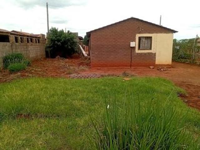 standard 2 bedroom rdp property on t.