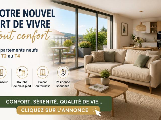 STANDING HAUT DE GAMME DANS RESIDENCE AVEC PISICNE SUPERBE APT T2 AVEC LARGE BALCON 2 pièces, 48 m²