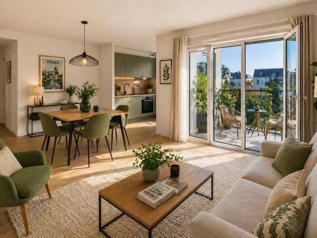 Standing proche Rabelais et Prébendes 3 pièces, 65 m²
