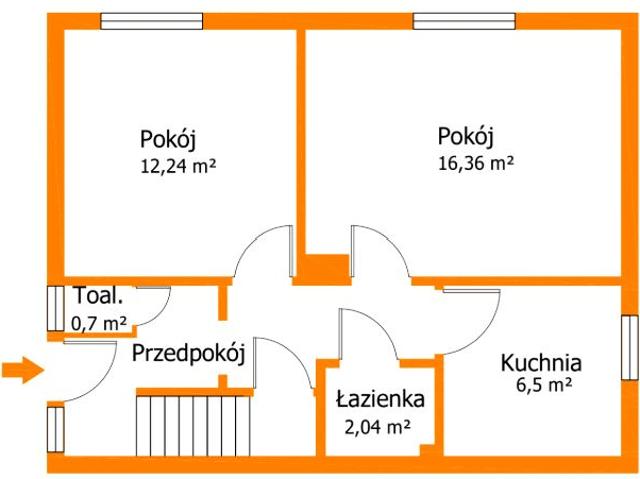 Stanisława Wyspiańskiego 91 m², Zielona Góra