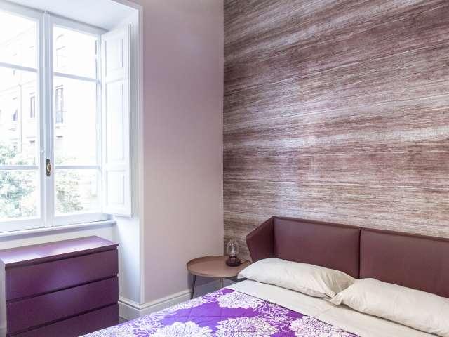 Stanza in affitto in appartamento con 5 camere da letto a Roma