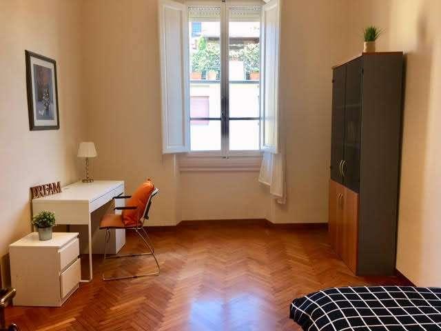 Stanza in appartamento condiviso con 8 posti letto in affitto, Campo di Marte, Firenze