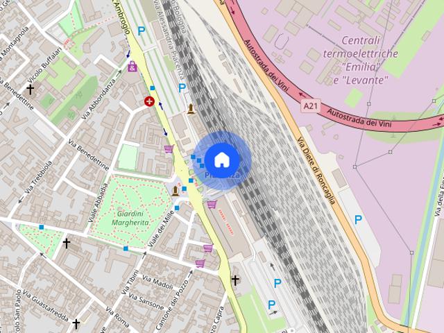 Stanza singola vicino Stazione