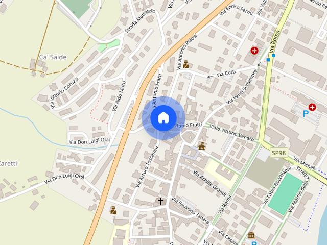 Stanza singola arredata a Parma