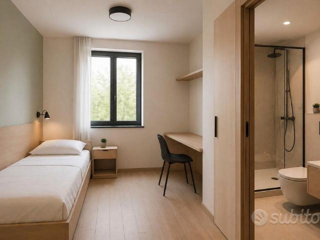 Stanza singola con bagno privato a Borgo Roma