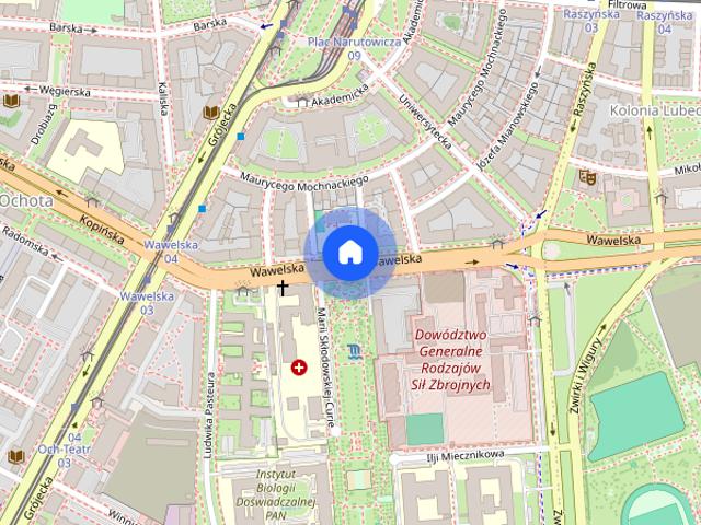 Stara Ochota Filtry Glogera_35m2_oddzielna kuchnia_winda_balkon