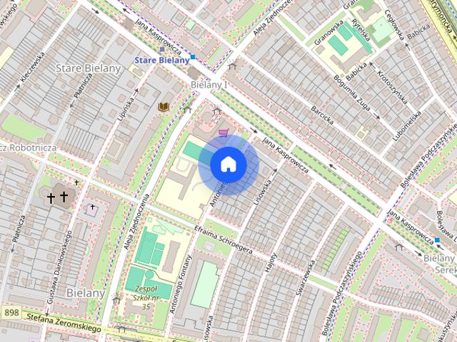 ⭐ ⭐⭐Stare Bielany,ul.Fontany,38m²,2 pokoje,Metro,Zieleń,Balkon⭐⭐⭐