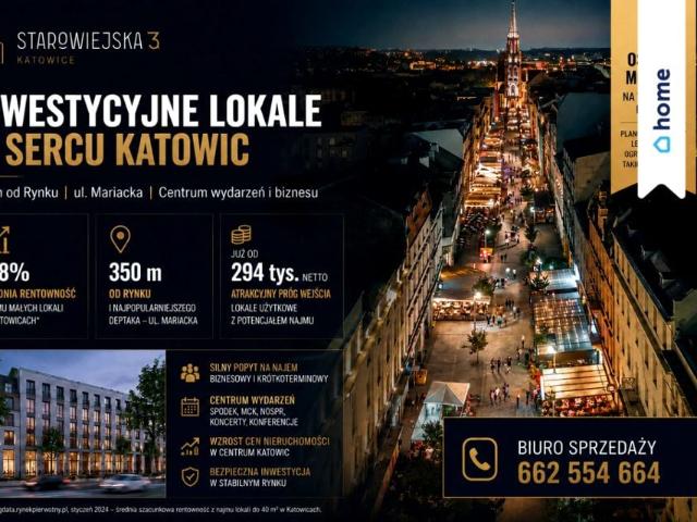Starowiejska 19,10 m², Katowice
