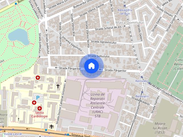 Stefan Cel Mare 15' Metrou Obor Parcul Circului Nou Centrala