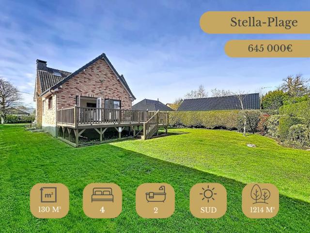 STELLA PLAGE NOUVEAUTE EXCLUSIVE VILLA 6 PIECES DOUBLE GARAG