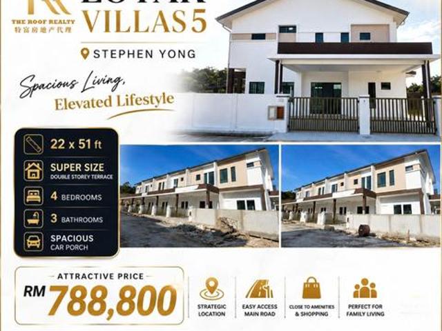 Stephen Yong Lotak Villas 5 Large Double Storey House For Sale