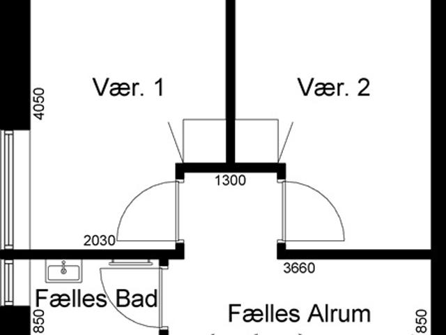 Østerbrogade, 50 m2, 2 værelser, 3.911 kr Grenaa, Aarhus