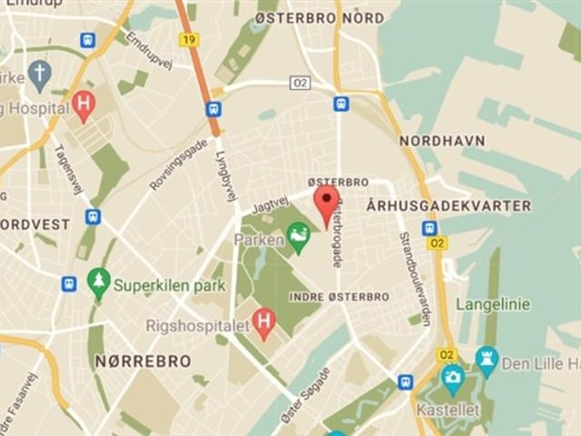 Østerbrogade, umøbleret værelse København Ø, København