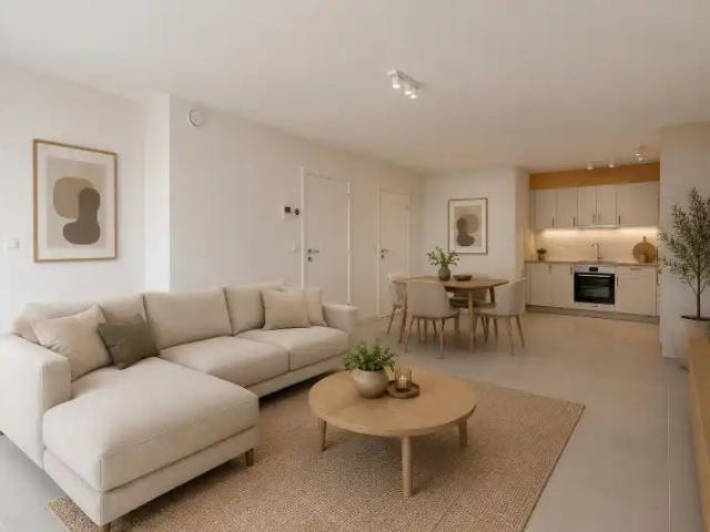Stijlvol nieuwbouwappartement met 1 slaapkamer nabij het station van Evergem